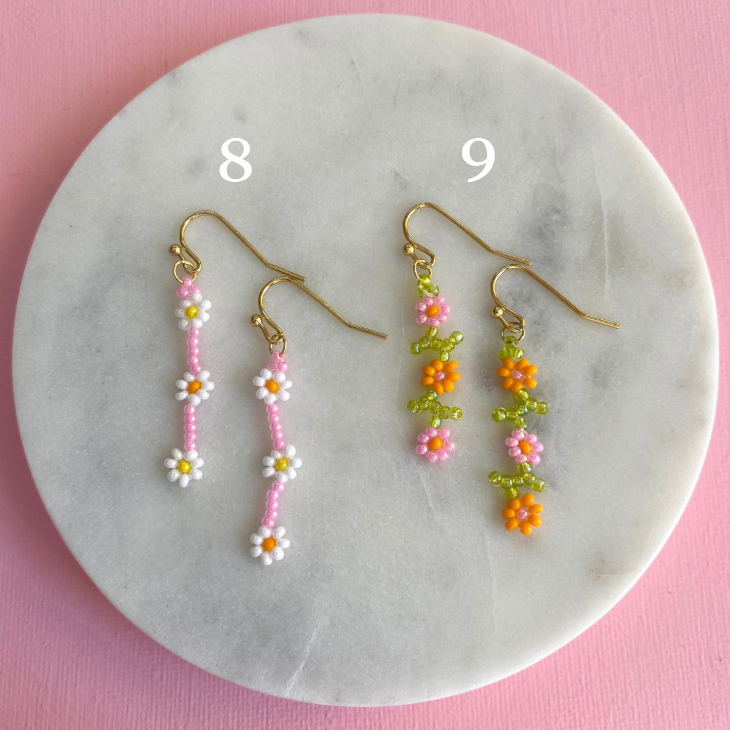 Shroom Beaded Earrings