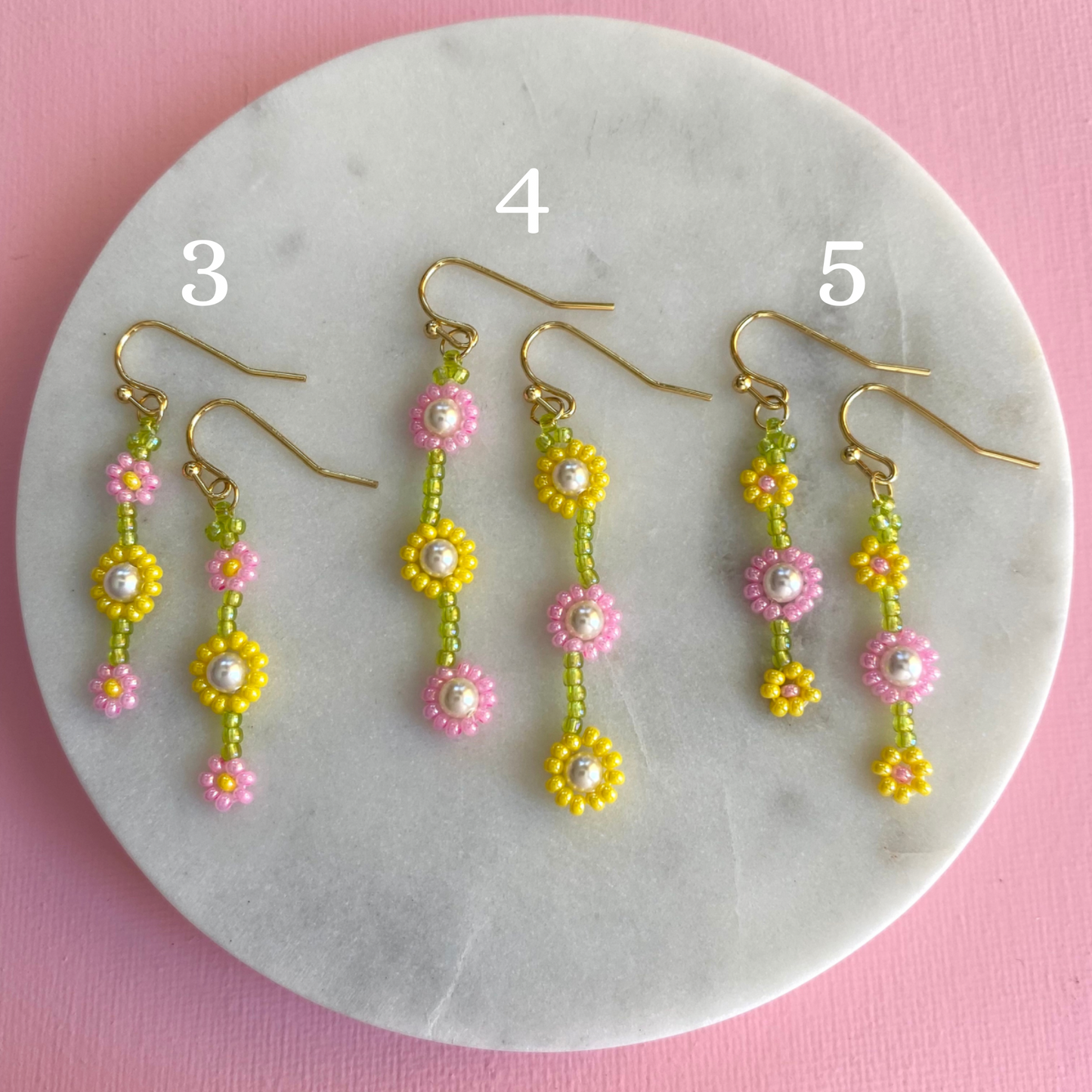 Shroom Beaded Earrings