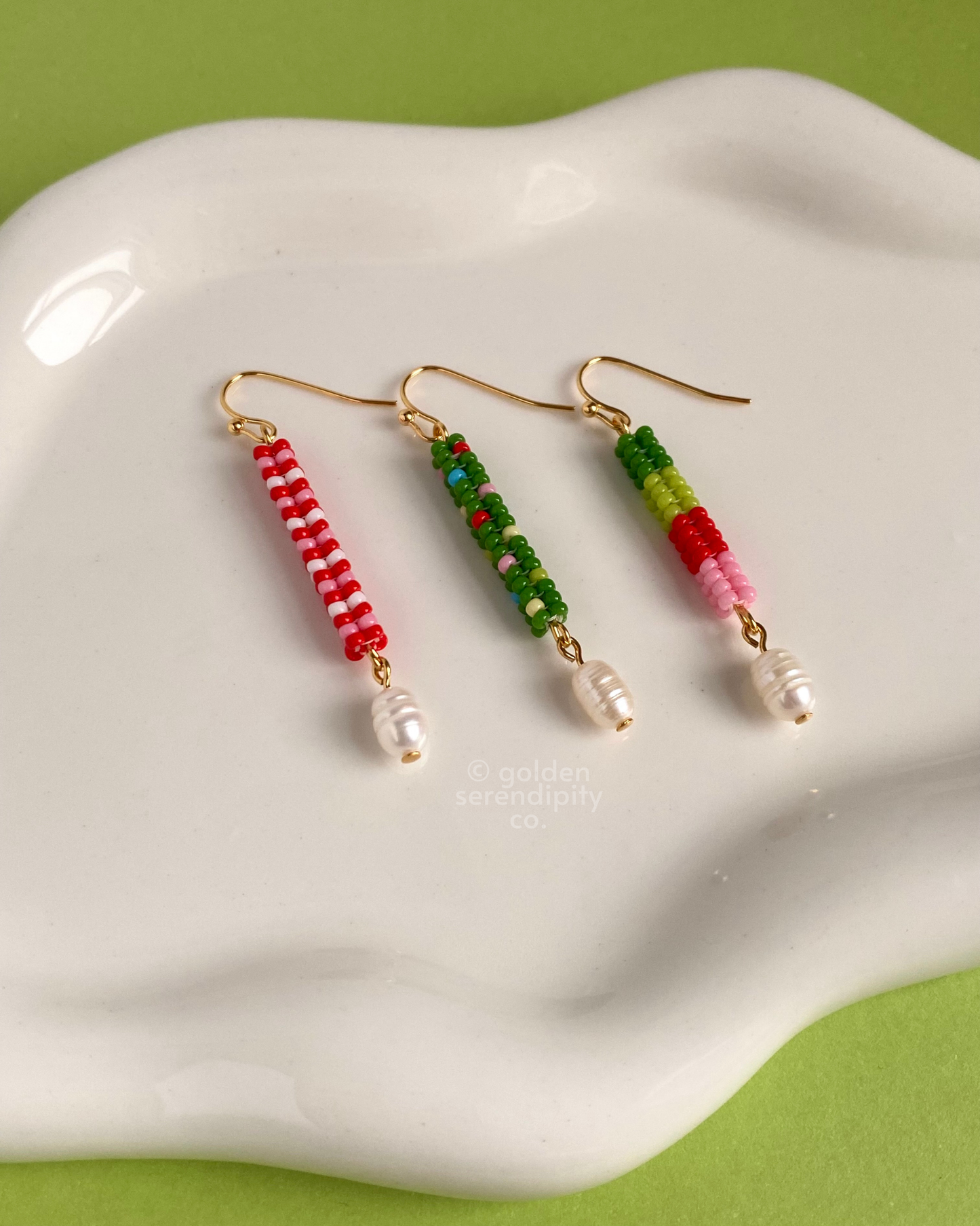 Holiday Everyday Beaded Dangles