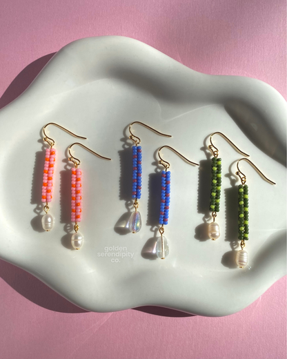 Speckled Everyday Beaded Dangles