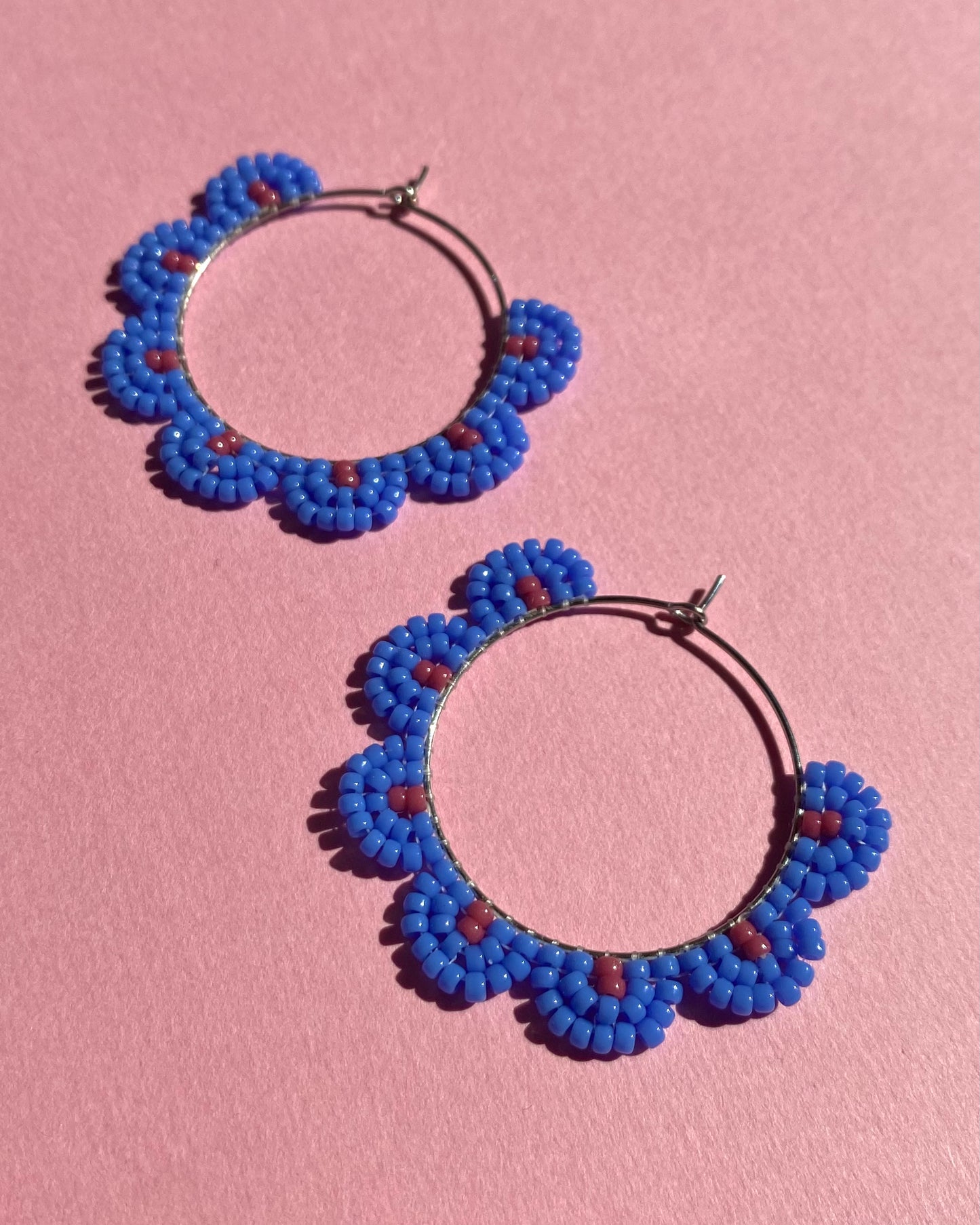 Petal Hoops - Periwinkle