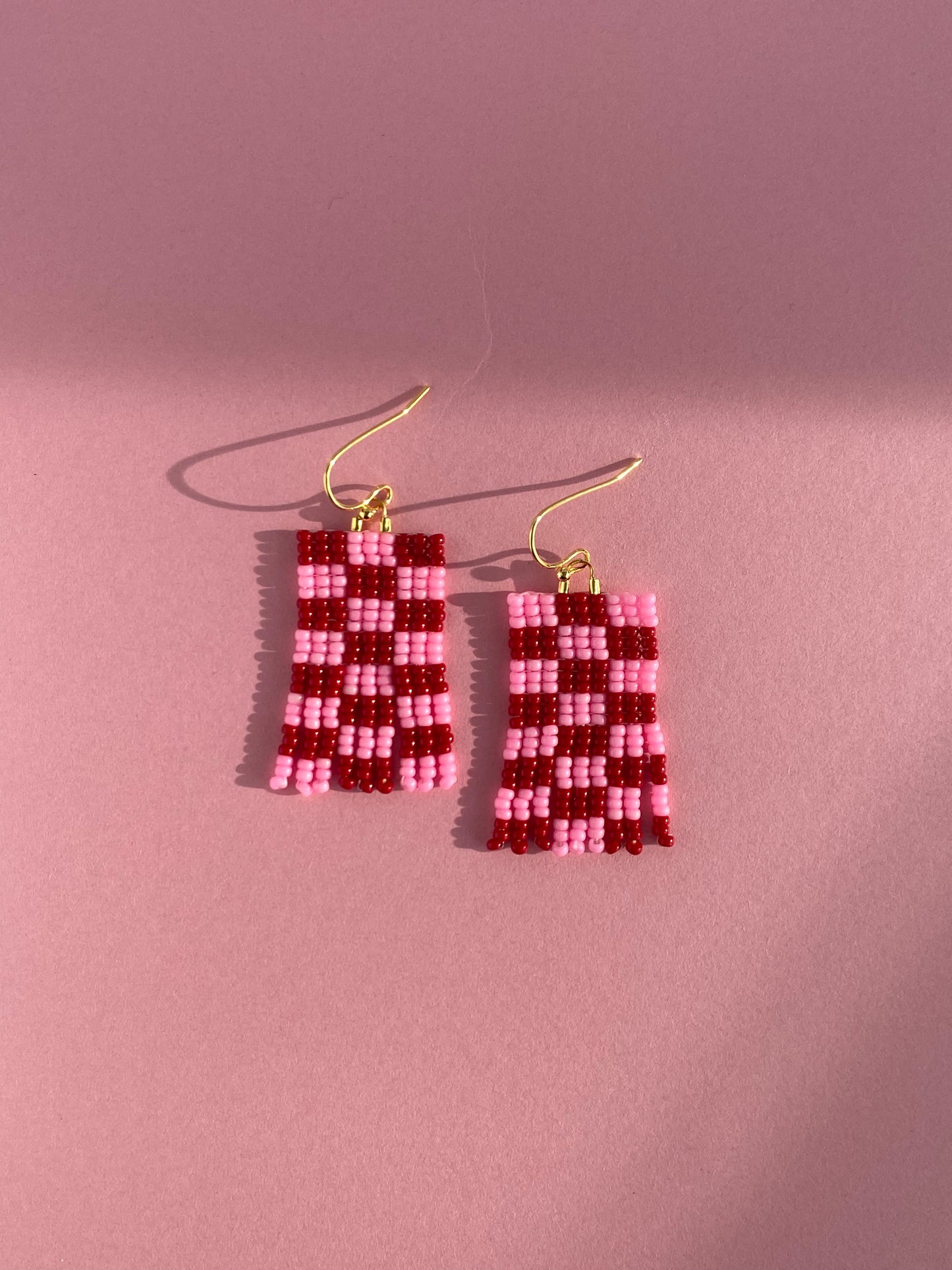 Valentine Checkered Fringe