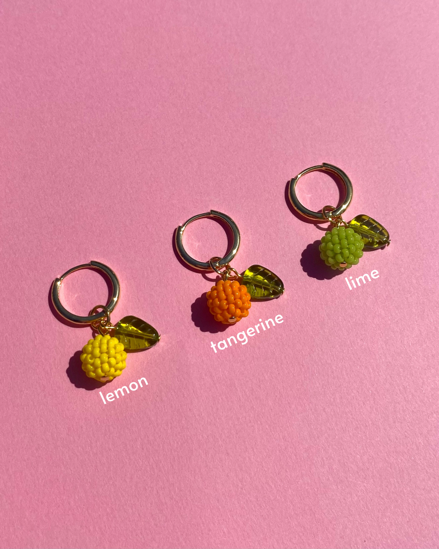 Mix & Match Citrus Charm Hoops